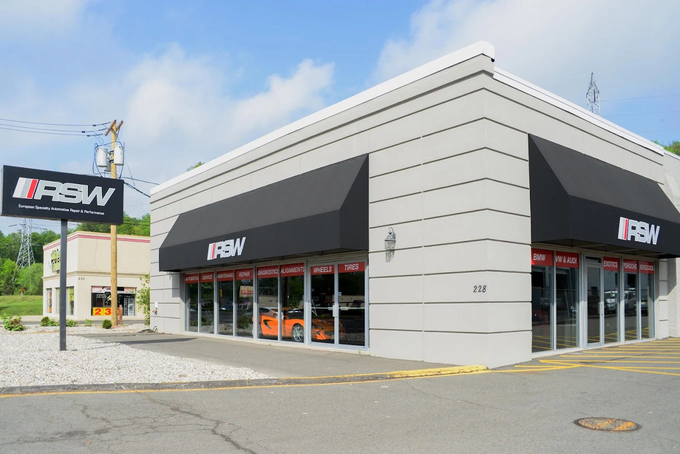 European auto repair Green Brook NJ Route 22 RSW Euro location