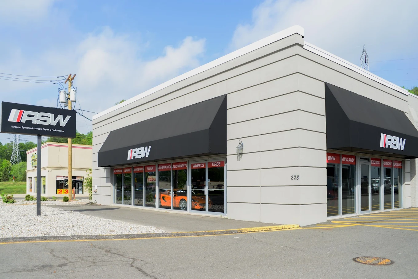 RSW Euro Repair European luxury auto service Green Brook NJ Route 22