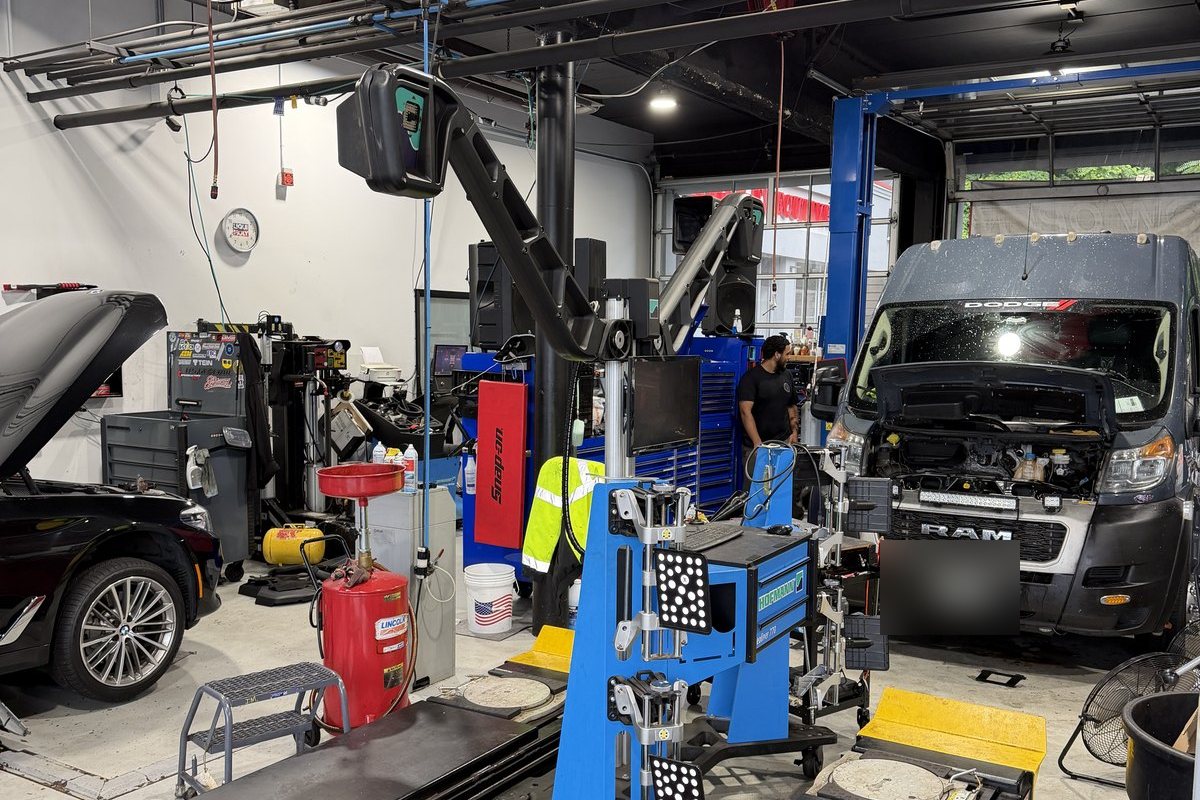 Service bays at RSW European Auto Repair - Kinnelon, the shop serving Wayne, NJ